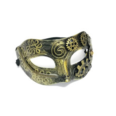 Venetian Steampunk Mask Gold